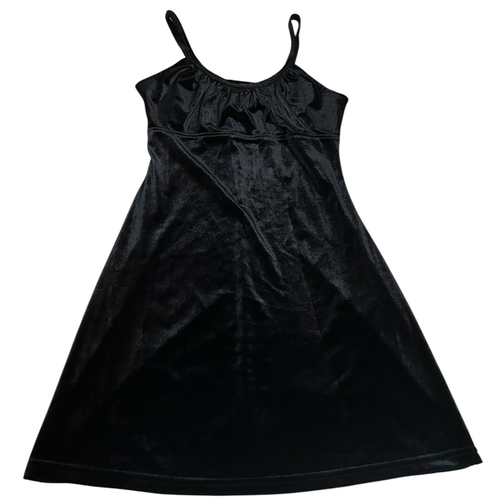 Vintage Whimsigoth Dark Grunge Vampiric Cyberpunk Biker Peplum Babydoll Dress M